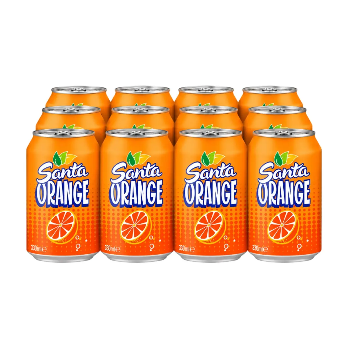 Refresco gaseado de naranja Santa (12 x 330 ml) - Miniatura 1