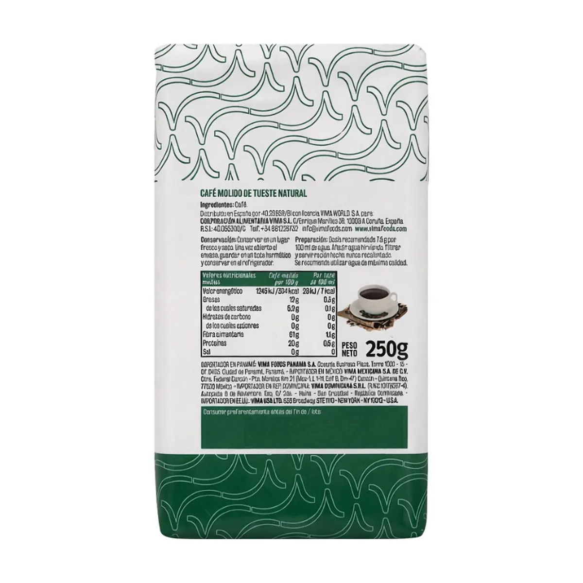 Café molido natural Vima Foods (250 g / 8.81 oz) - Thumbnail 6