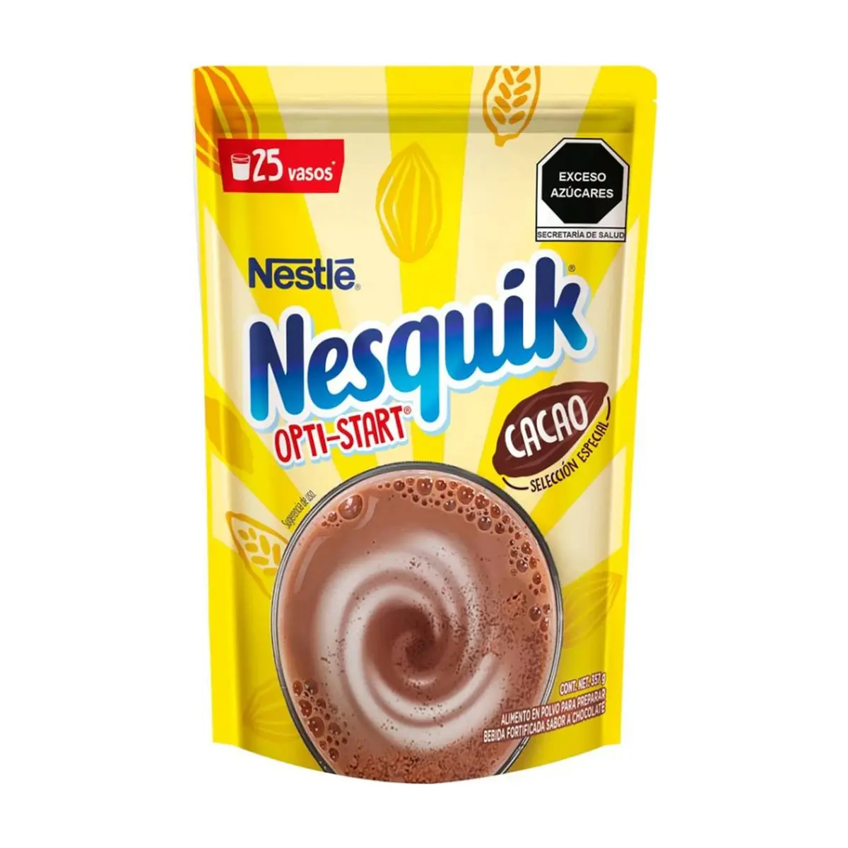 Chocolate en polvo Nestlé Nesquik (357 g / 12.59 oz) - Thumbnail 2
