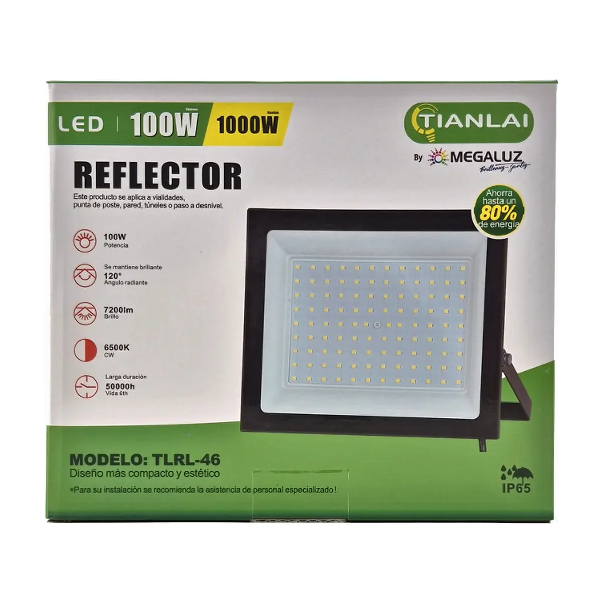 Reflector lámpara led 100w R68 Tianlai (interior exterior) - Miniatura 1