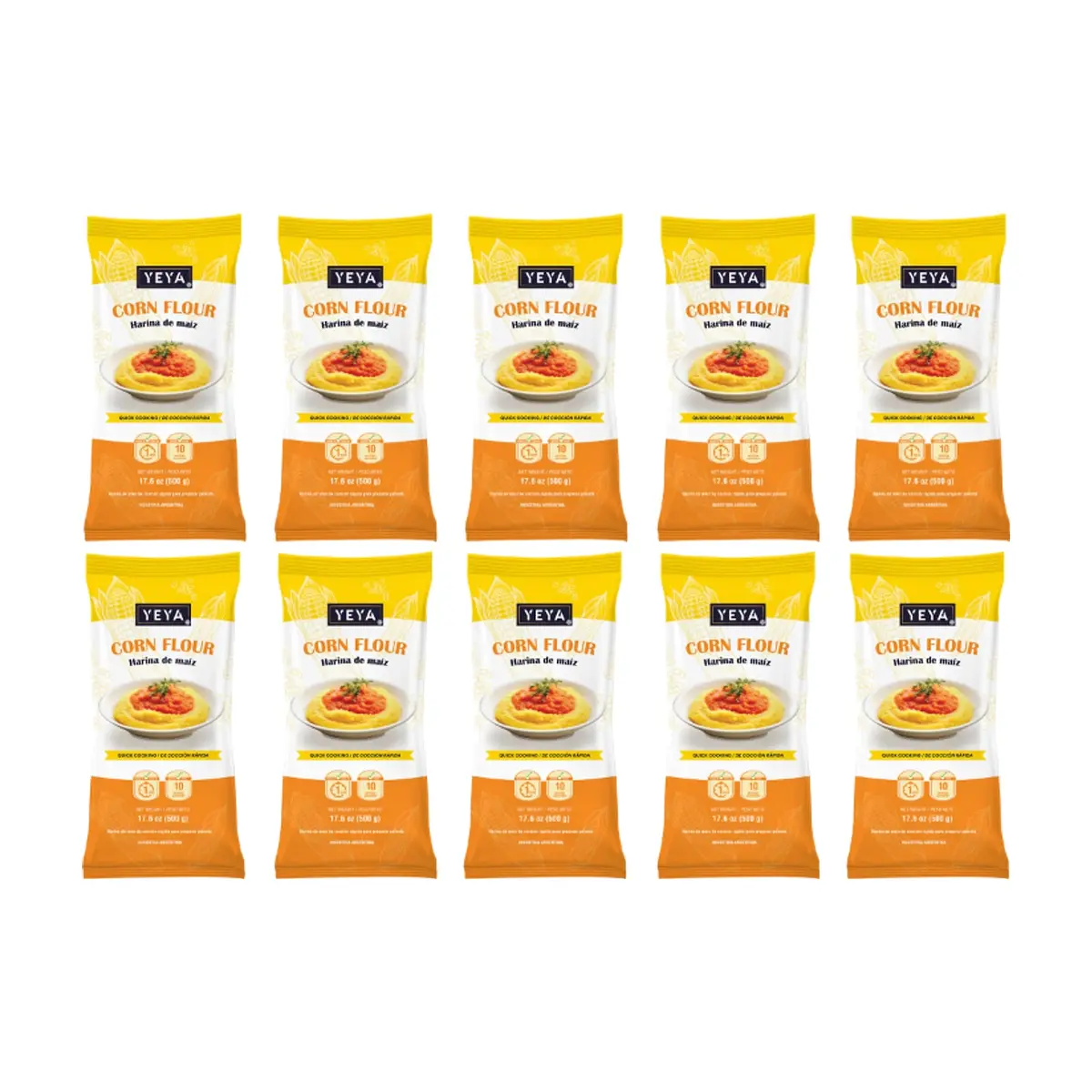 Harina de maíz YEYA (10 x 500 g / 1.1 lb)