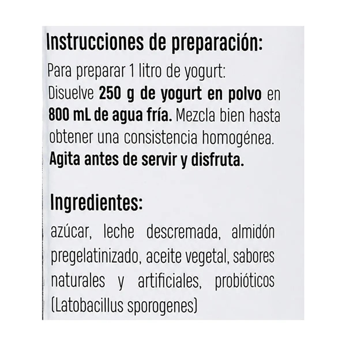 Yogurt en polvo para cucharear sabor piña KDM Gold (250 g / 8.8 oz) - Thumbnail 3