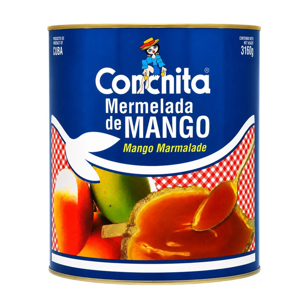 Mermelada de mango Conchita (3.16 kg / 6.97 lb)