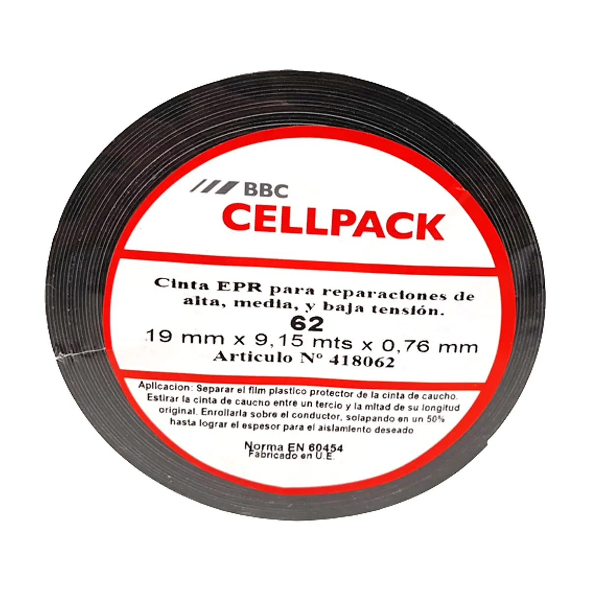 Cinta autovulcanizable # 62 Cellpack