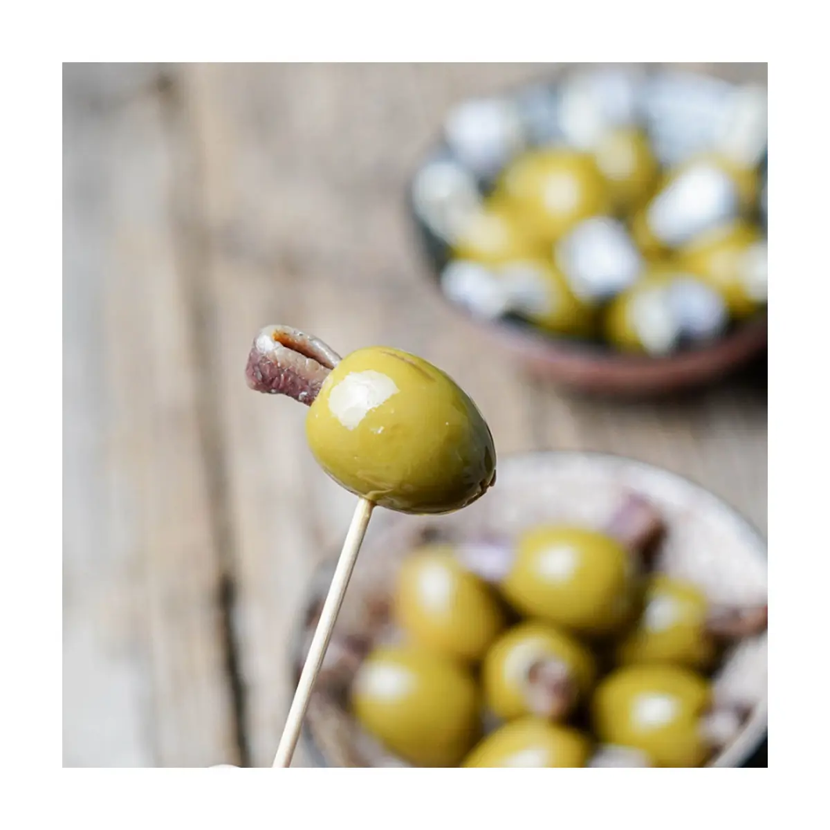 Aceitunas rellenas de anchoa Fragata (200 g / 7.05 oz) - Thumbnail 4
