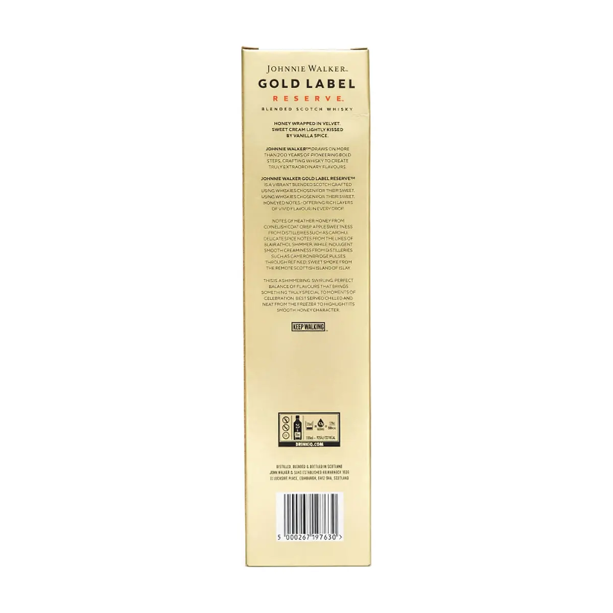 Whisky Gold Label Reserva Johnnie Walker (750 ml) - Thumbnail 4