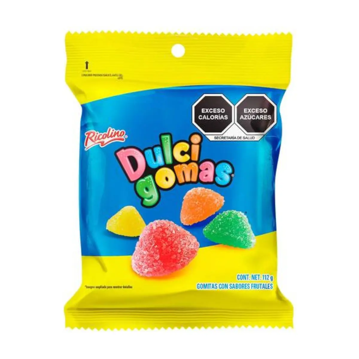 Gomitas con sabores frutales Ricolino (112 g / 3.95 oz)