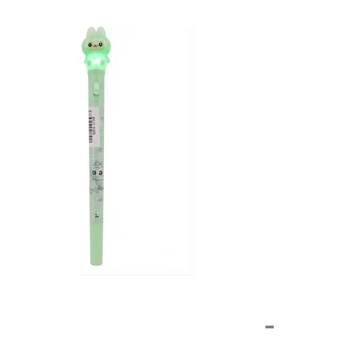 Bolígrafo de gel verde diseño de Labubu Gutza - Imagen 1
