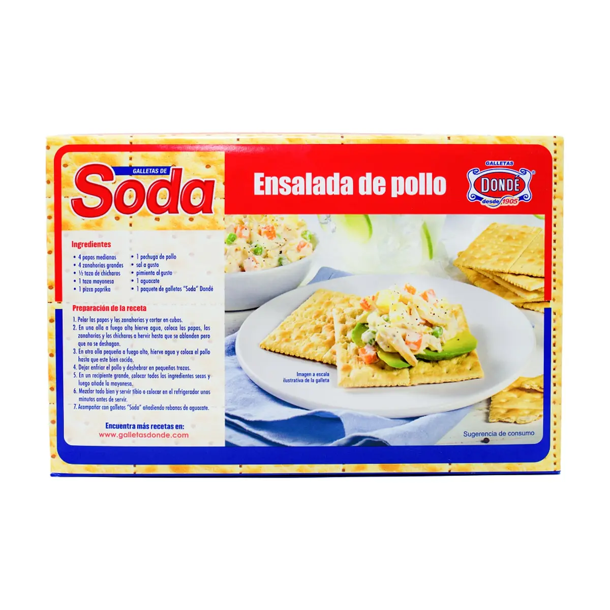 Galletas de soda Dondé (3 x 800 g / 1.76 lb) - Thumbnail 4