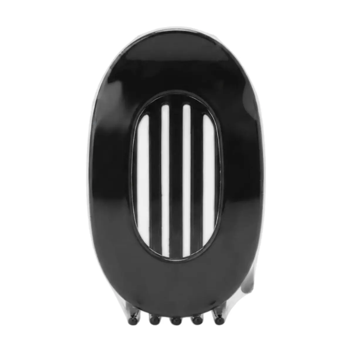 Pinza -pellizco- para el cabello ovalada color negro Tiara