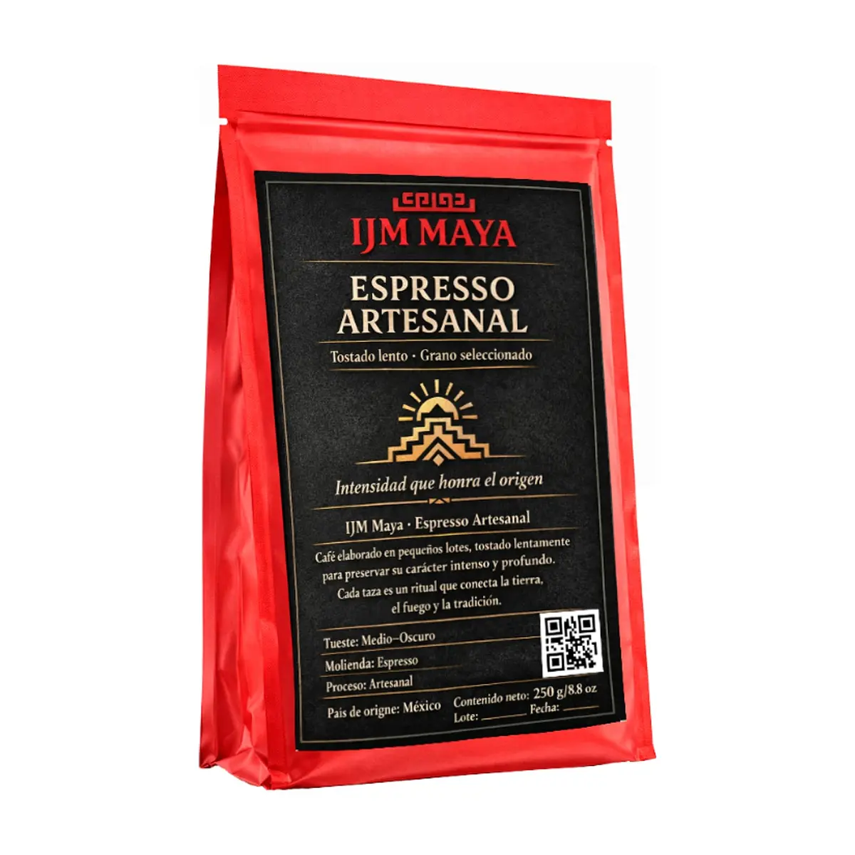 Café espresso artesanal tueste medio - oscuro IJM Maya (250 g / 8.8 oz)