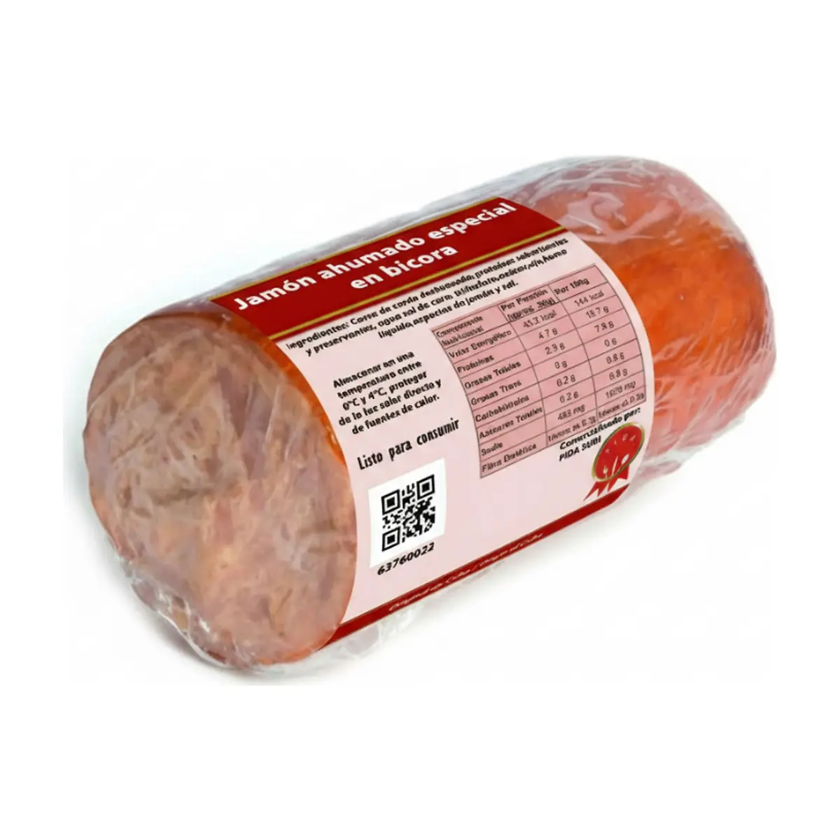 Jamón ahumado especial en bicora Pida (907 g / 2.00 lb)