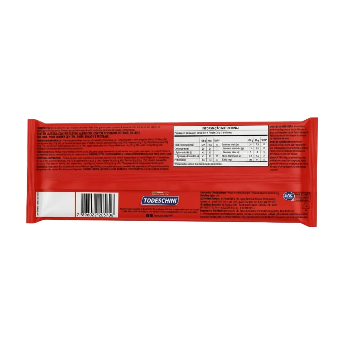Sorbeto de chocolate pica-pau Todeschini (115 g / 4.06 oz) - Thumbnail 2