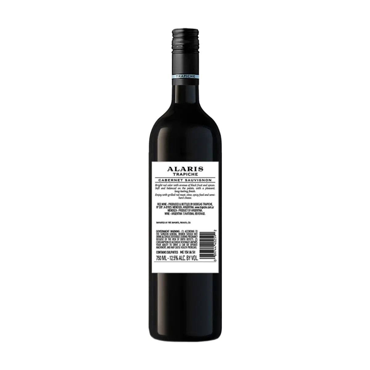 Vino tinto Carbenet Sauvignon Alaris Trapiche (750 ml) - Miniatura 2