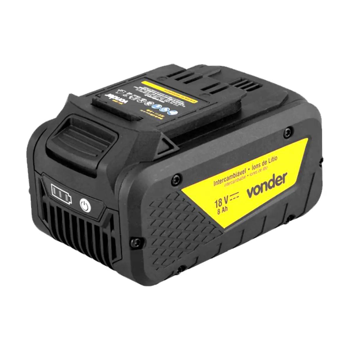 Destornillador - Atornillador de impacto mandril 1/4'' IPV1818I + Batería 18 V 8 Ah IBV 1880 + Cargador de batería rápido de 18 V ICBV1806 Vonder - Thumbnail 3