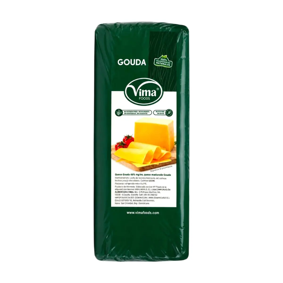 Queso Gouda Vima Foods (3 kg / 6.61 lb)