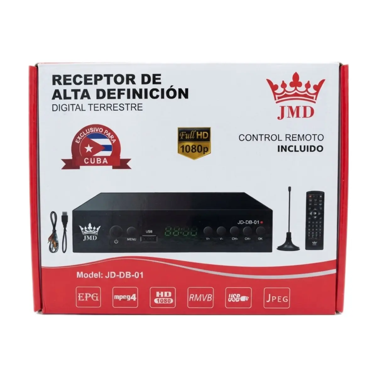Receptor digital terrestre de alta definición JMD JD-DB-01 - Thumbnail 3