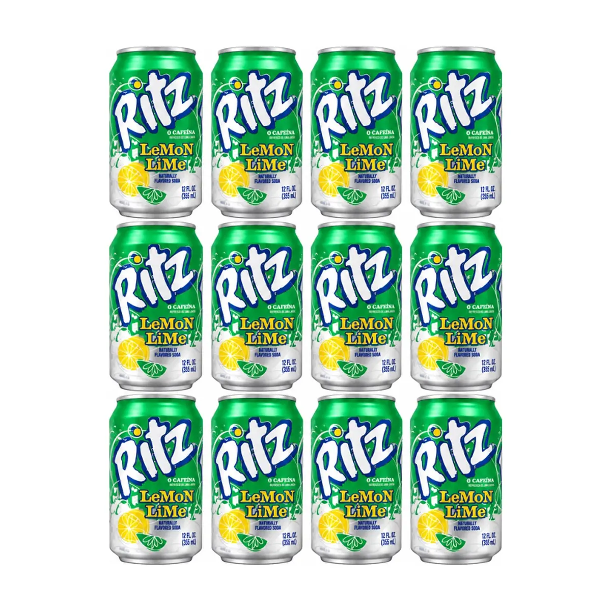 Refresco gaseado lima-limón Ritz (12 x 355 ml)