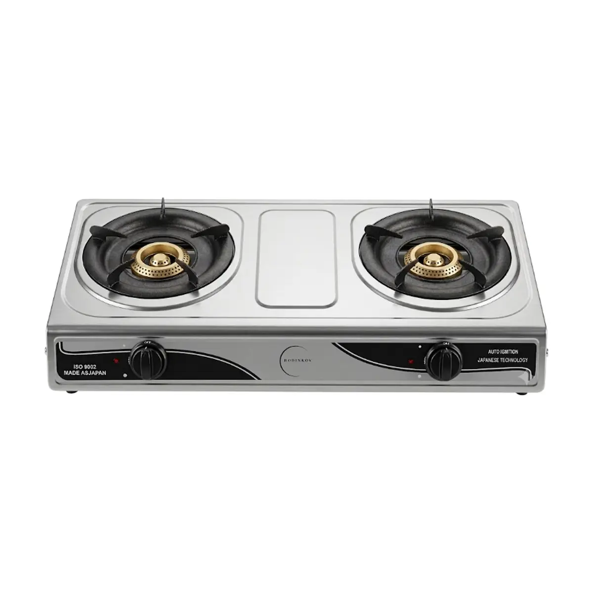 Cocina de gas de 2 hornillas Rudenkov GS-SS246