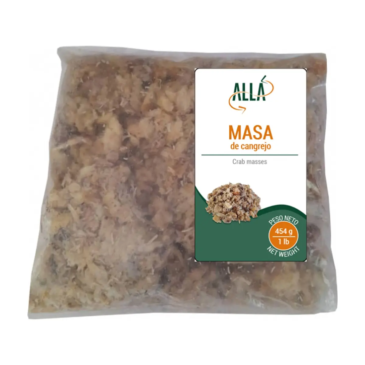 Masas de cangrejo Allá (454 g / 1 lb) - Miniatura 5