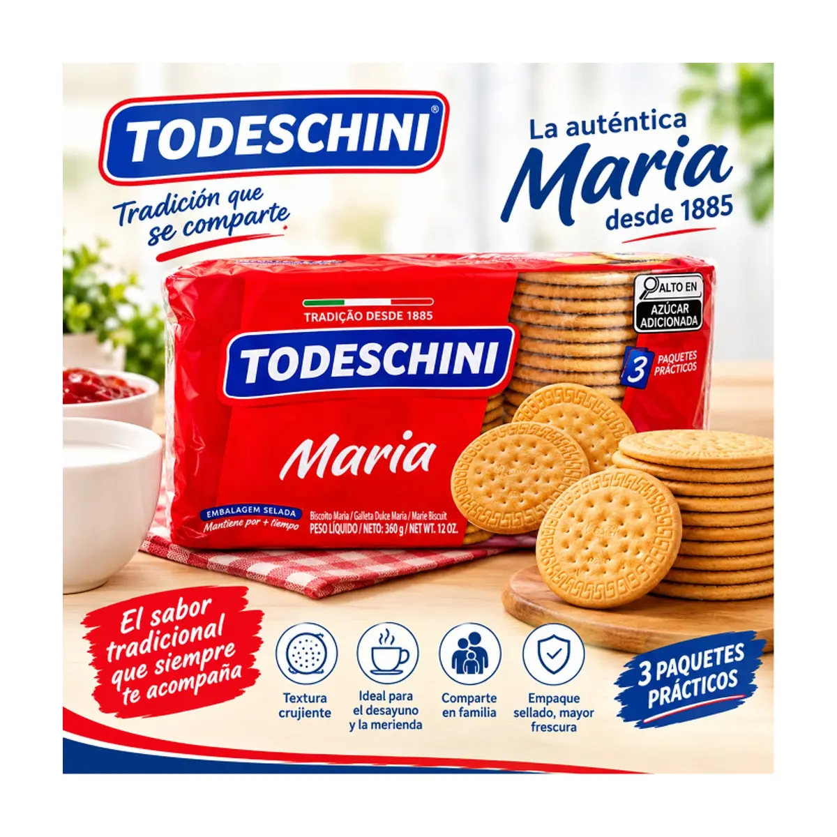 Galletas María Todeschini (20 x 360 g / 12.7 oz) - Thumbnail 2