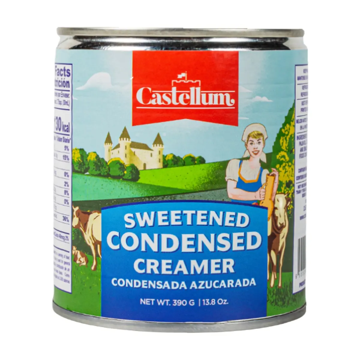 Leche condensada azucarada Castellum (390 g / 13.8 oz)