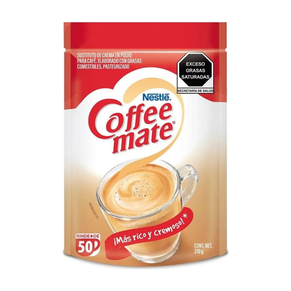 Sustituto de crema en polvo para café Nestlé Coffee Mate (210 g / 7.40 oz) - Miniatura 2