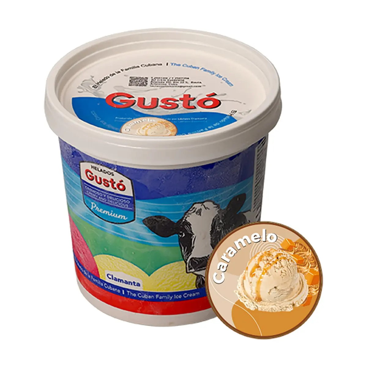 Helado Premium de caramelo Gustó (1 L) - Thumbnail 2