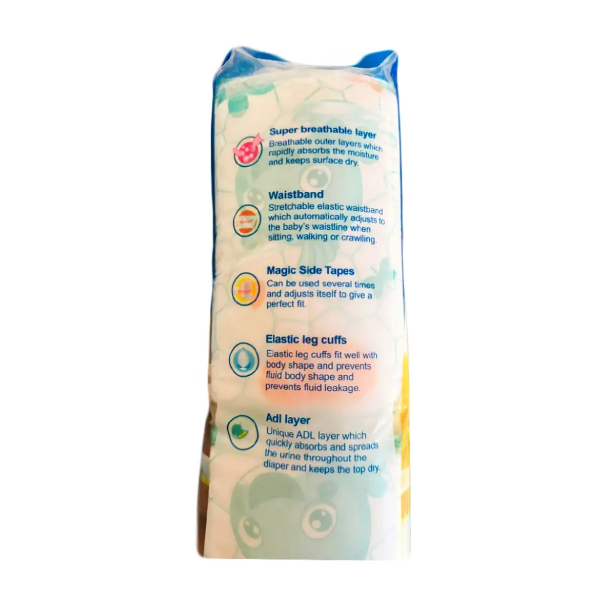 Pañales desechables - culeros - para bebé etapa 3 - Talla L (50 U) - Miniatura 6