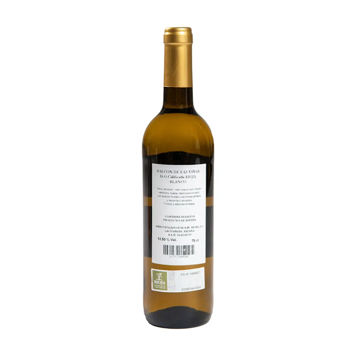 Vino blanco Rioja Balcón de las Viñas (750 ml) - Thumbnail 2