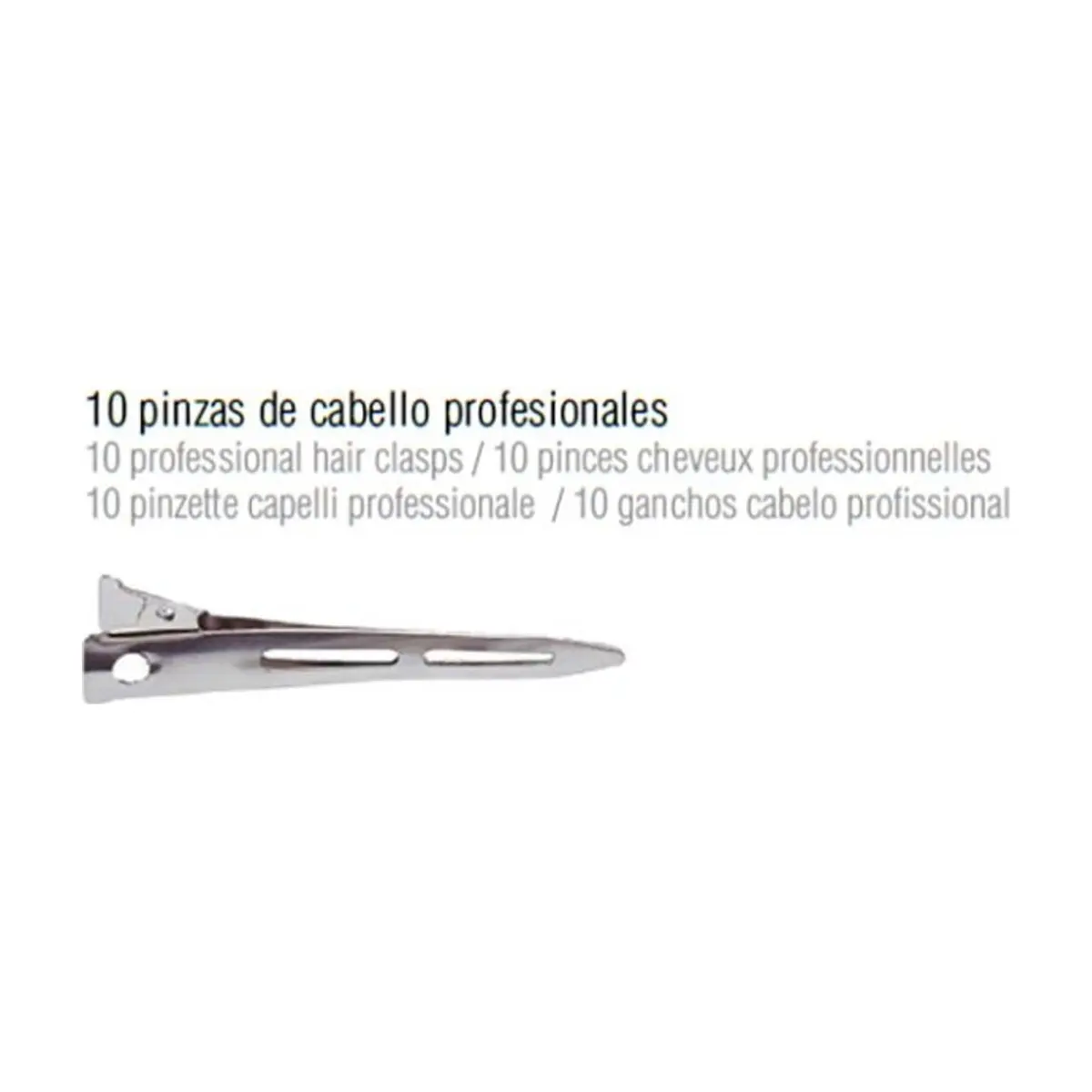 Pinzas de Cabello Profesional (10u x 5.5cm) BBC