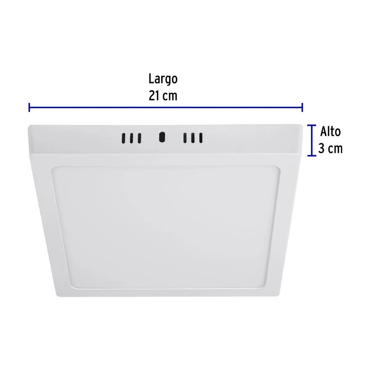 Luminario cuadrado blanco LED 18 W Volteck PLA-212L - Thumbnail 6