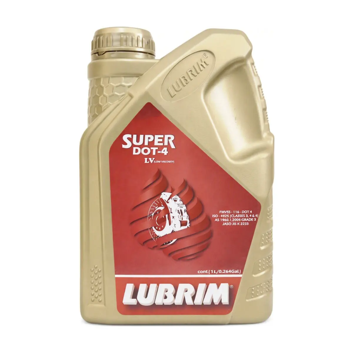 Líquido de frenos Super Dot-4 Lubrim (1 L)