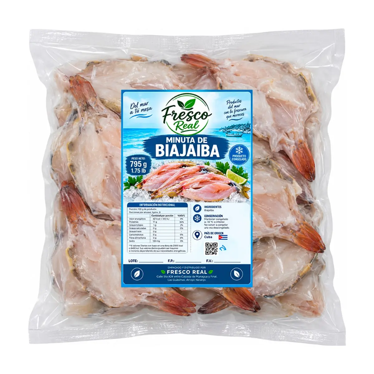 Minutas de biajaiba Fresco Real (795 g / 1.75 lb)