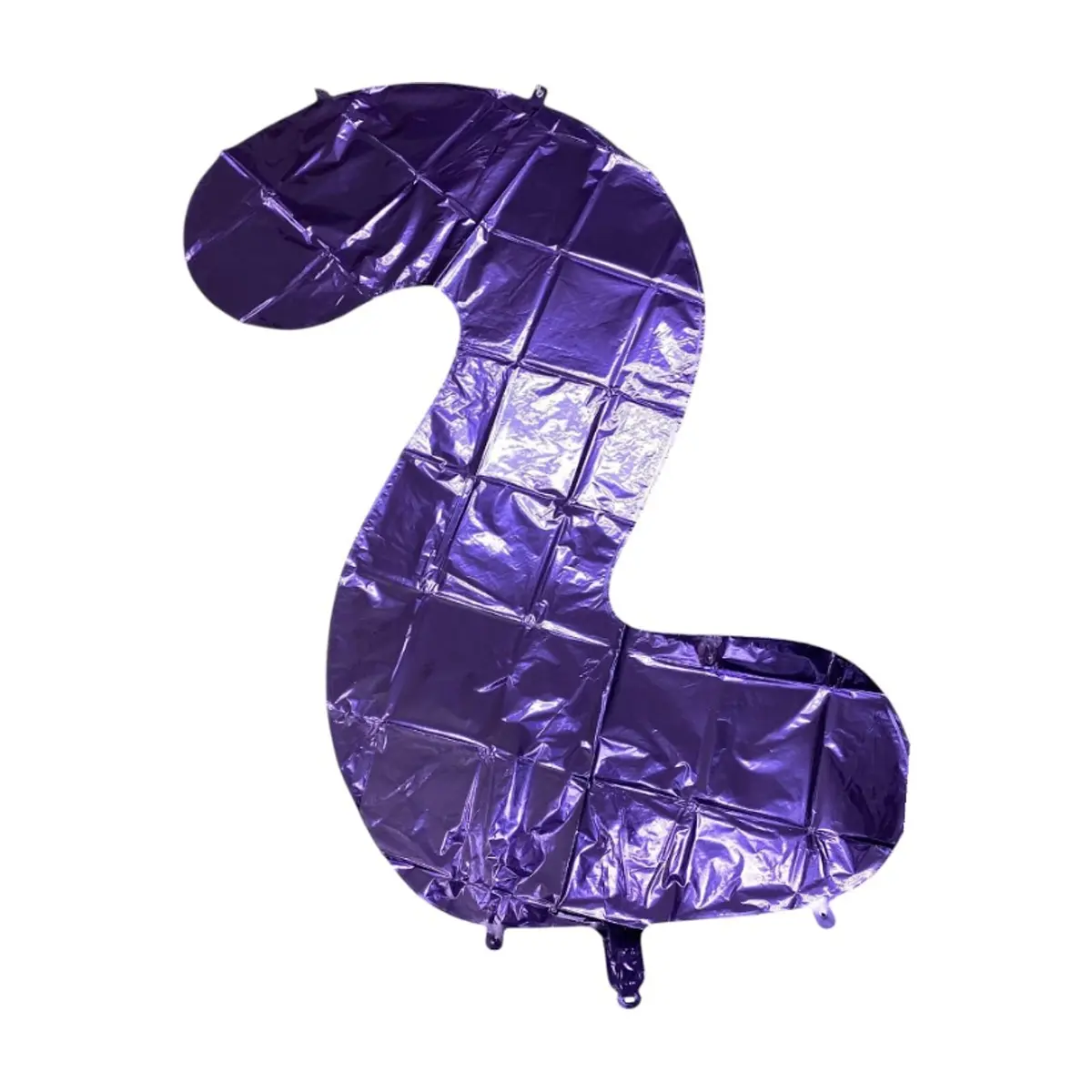 Globo morado número 2 de 32 pulgadas Balloon - Thumbnail 2
