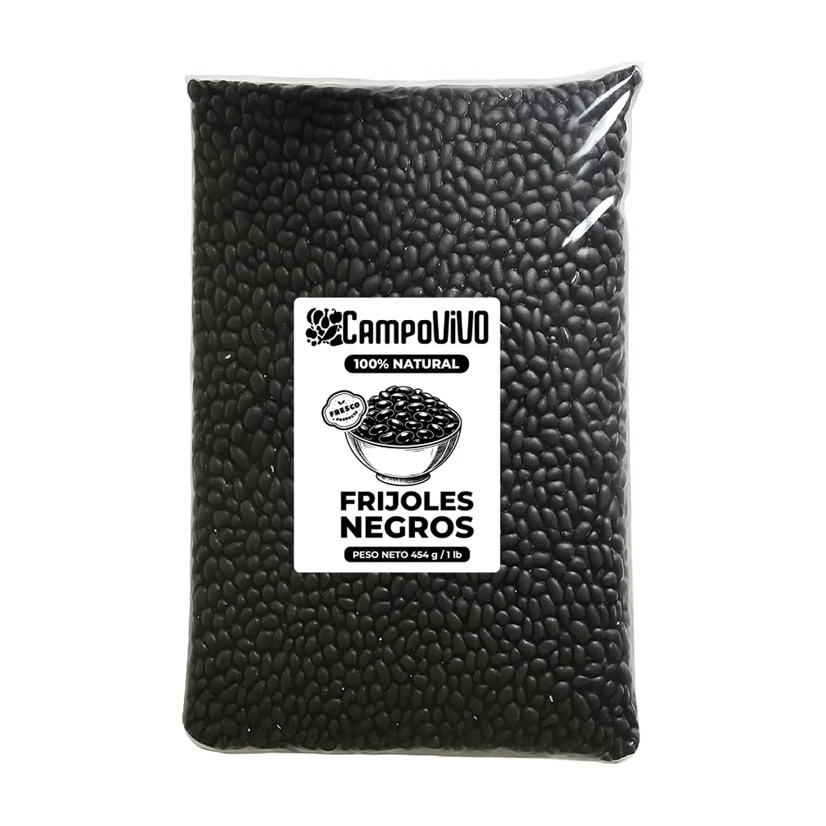 Frijoles negros Campo Vivo (454 g / 1 lb)