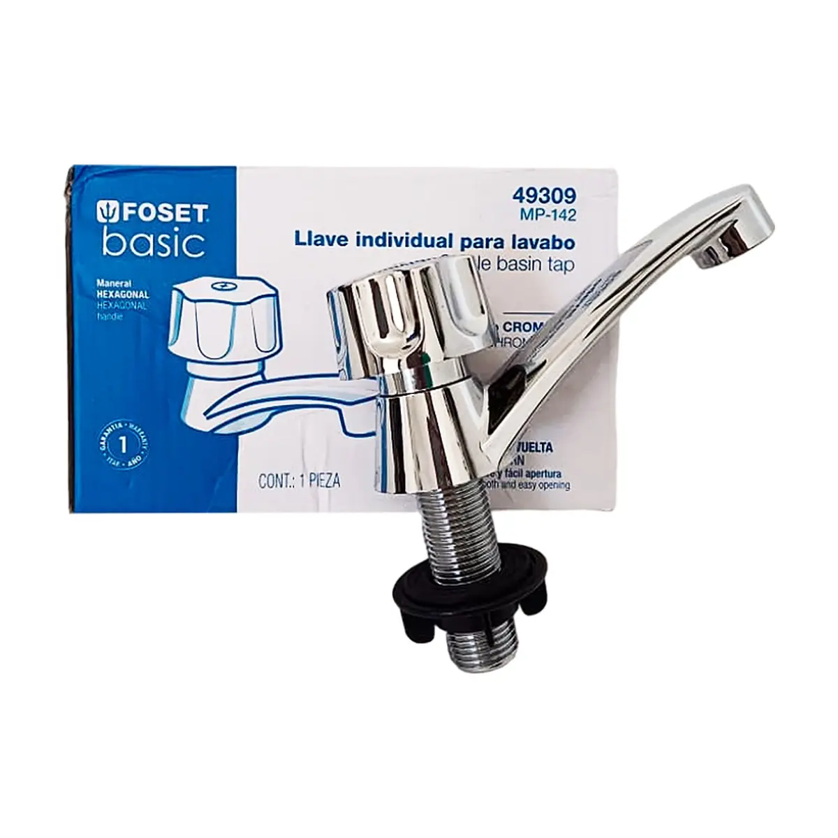 Llave individual para lavamanos Foset MP-142 - Thumbnail 2