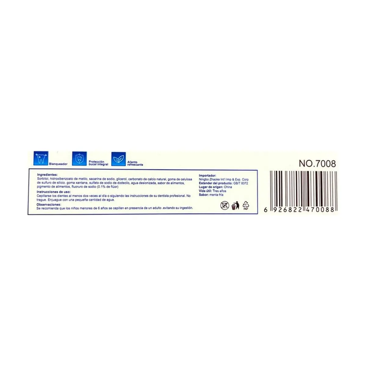 Pasta dental mentolada Clogurde (100 g / 3.53 oz) - Thumbnail 4