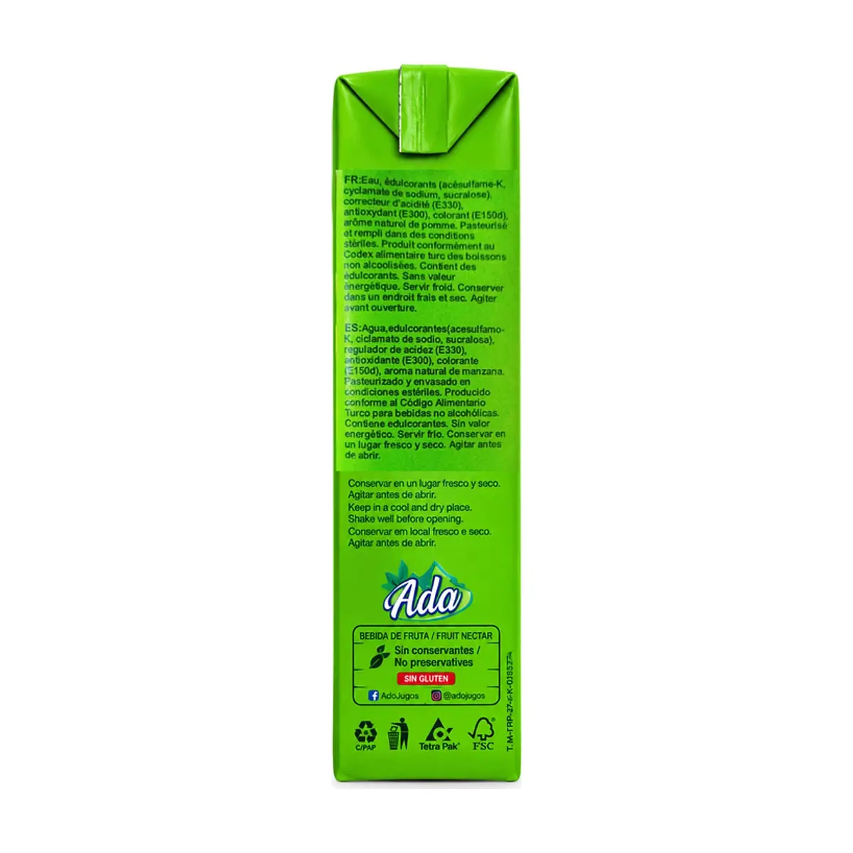 Bebida sabor a manzana Frutigo (27 x 200 ml / 6.76 fl oz) - Thumbnail 2