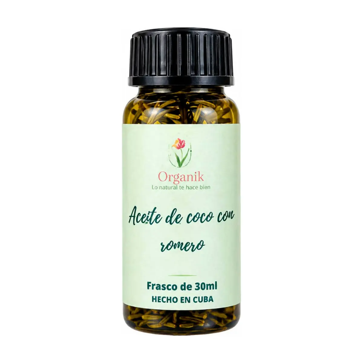 Aceite de coco con romero Organik (30 ml) - Imagen 1