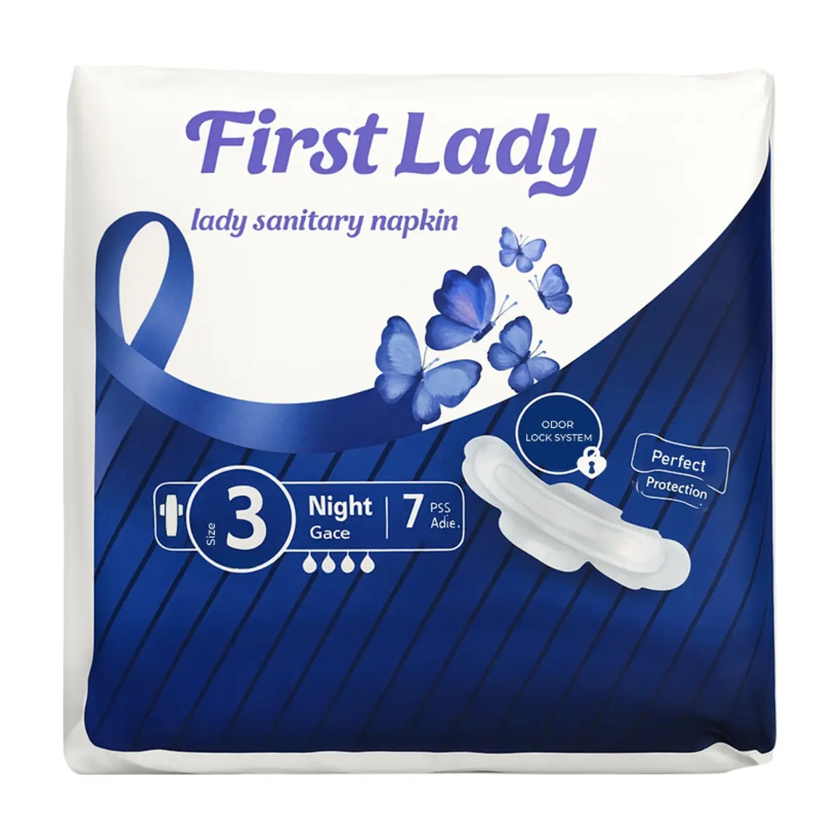 Toallas sanitarias nocturnas First Lady (6 x 7 U) - Thumbnail 3