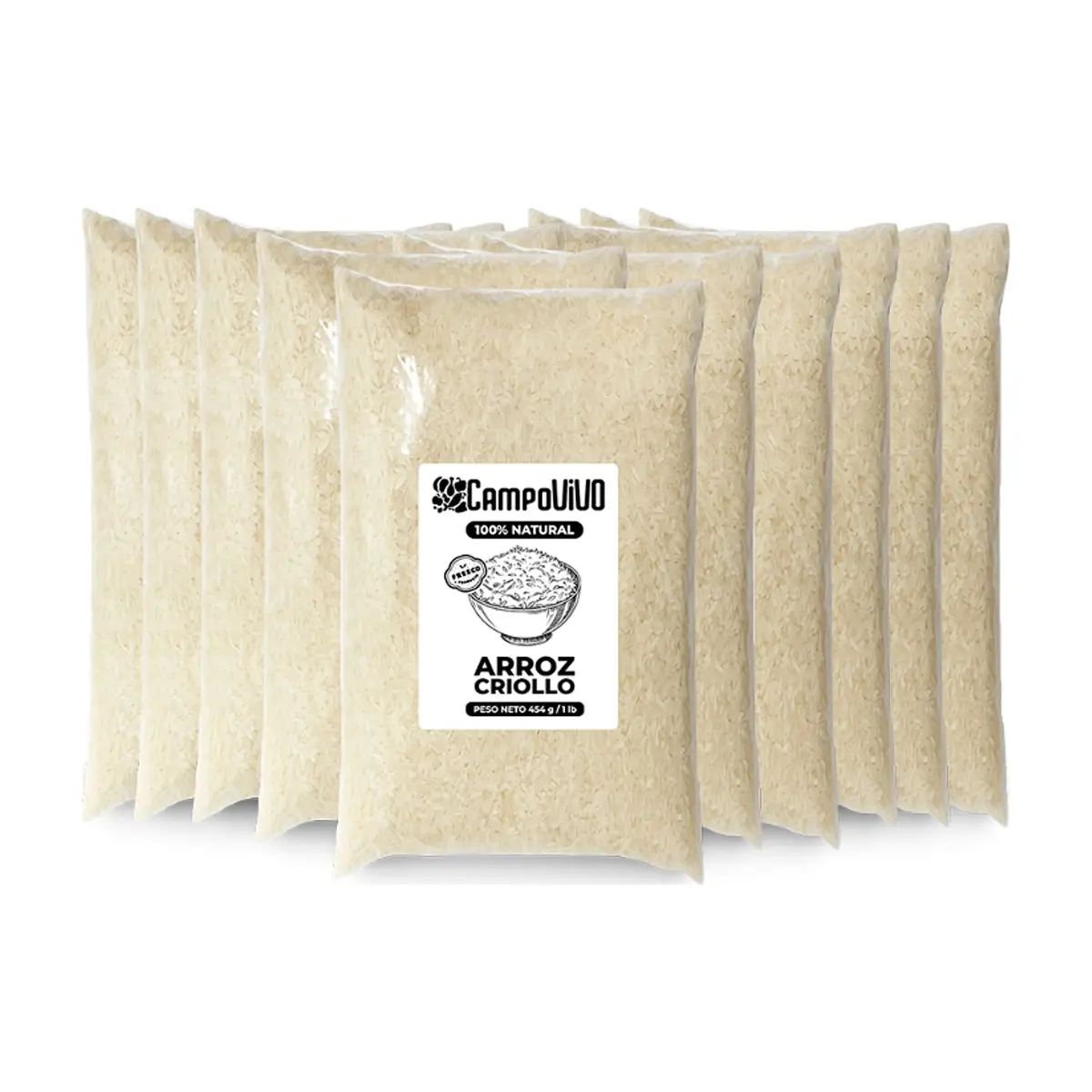 Arroz criollo Campo Vivo (10 x 454 g / 1 lb)