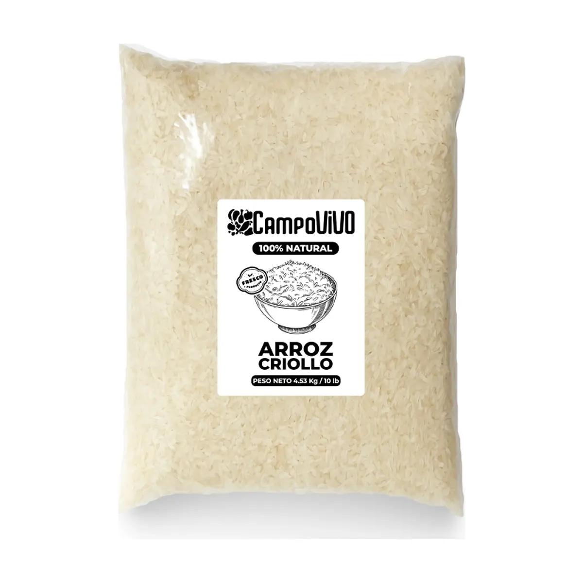 Arroz criollo Campo Vivo (4.53 kg / 10 lb)