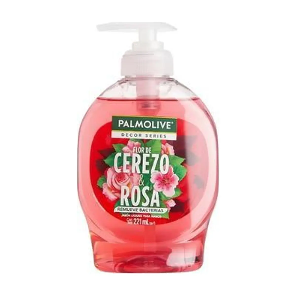Jabón Líquido para Manos Optims Flor de Cerezo y Rosa (221ml) PALMOLIVE - Imagen 1