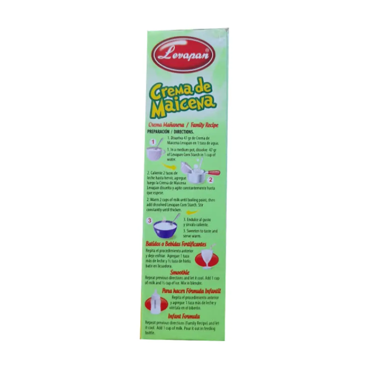 Crema de maicena sabor banana Levapan (47 g / 1.66 oz) - Thumbnail 6