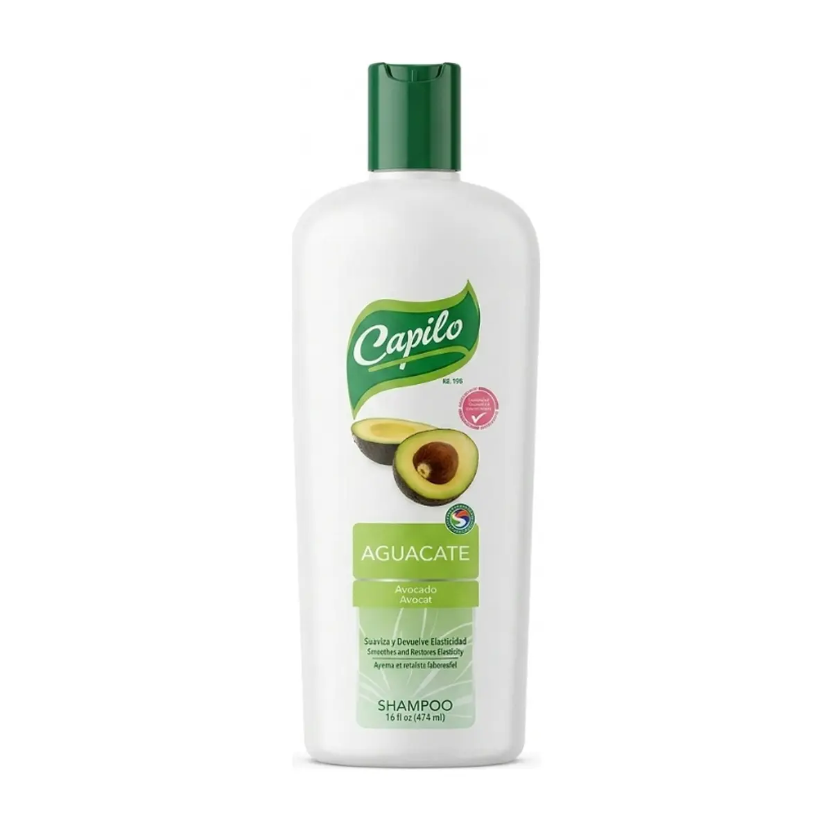 Champú de aguacate Capilo (474 ml / 16 fl.oz)