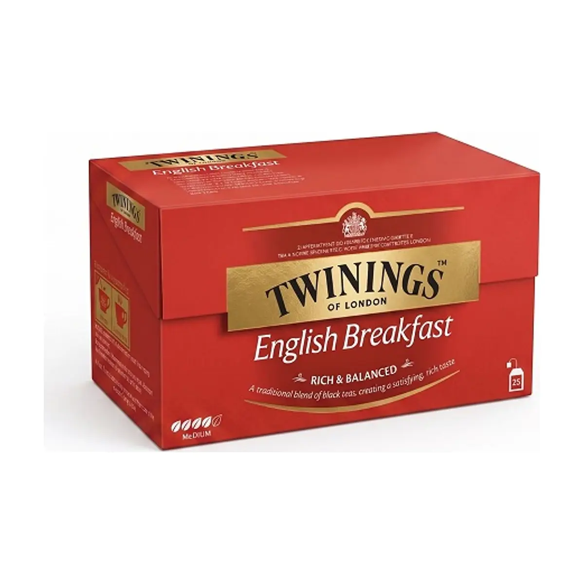 Infusión de Té English Breakfast (25 u) TWININGS