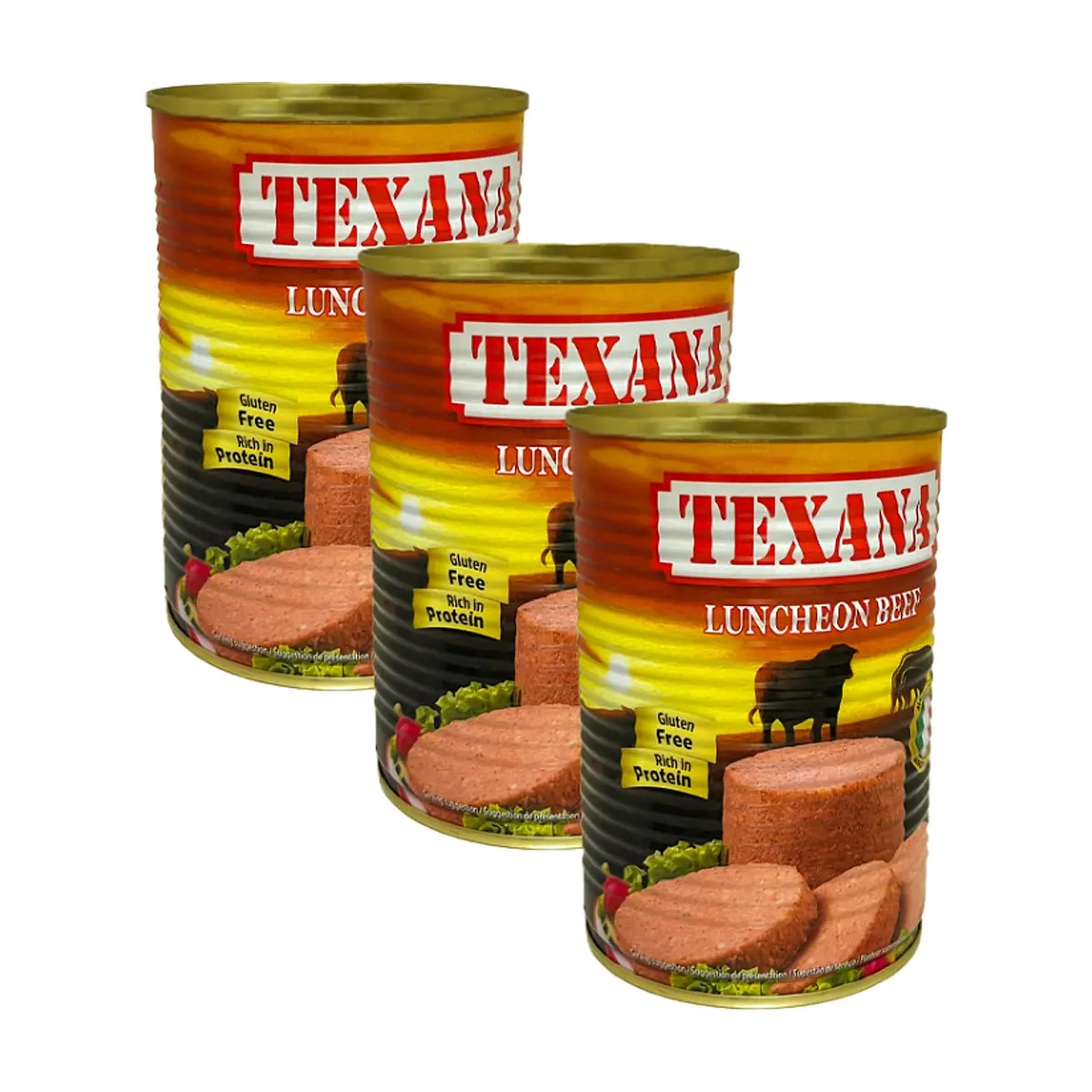 Carne de res enlatada tipo spam (3 x 400 g / 14.11 oz)