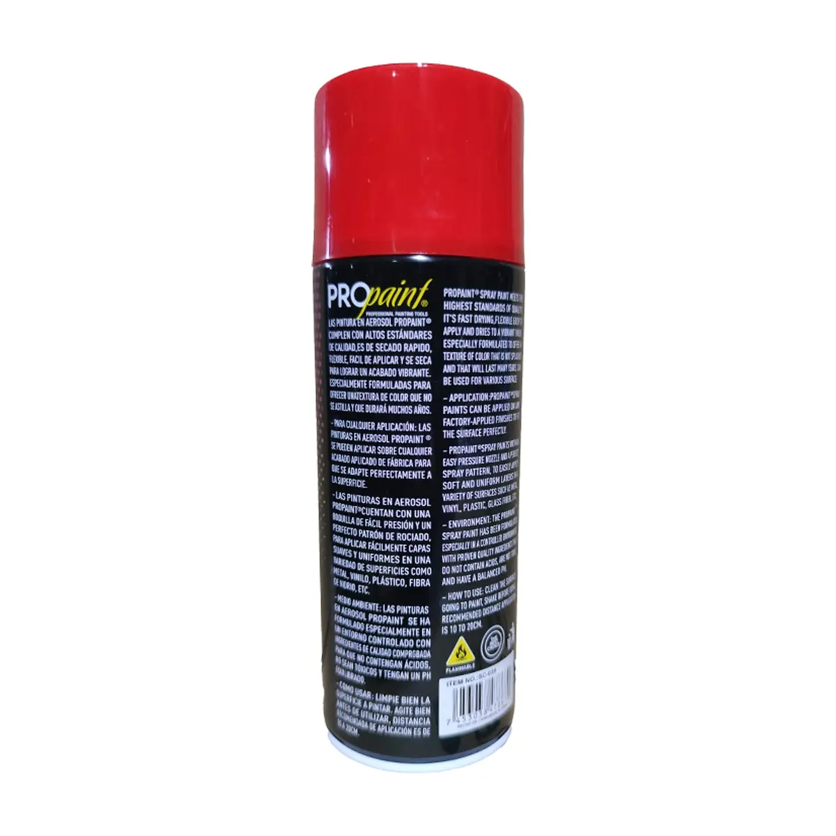 Pintura en aerosol color naranja Pro Paint (400 ml) - Thumbnail 5