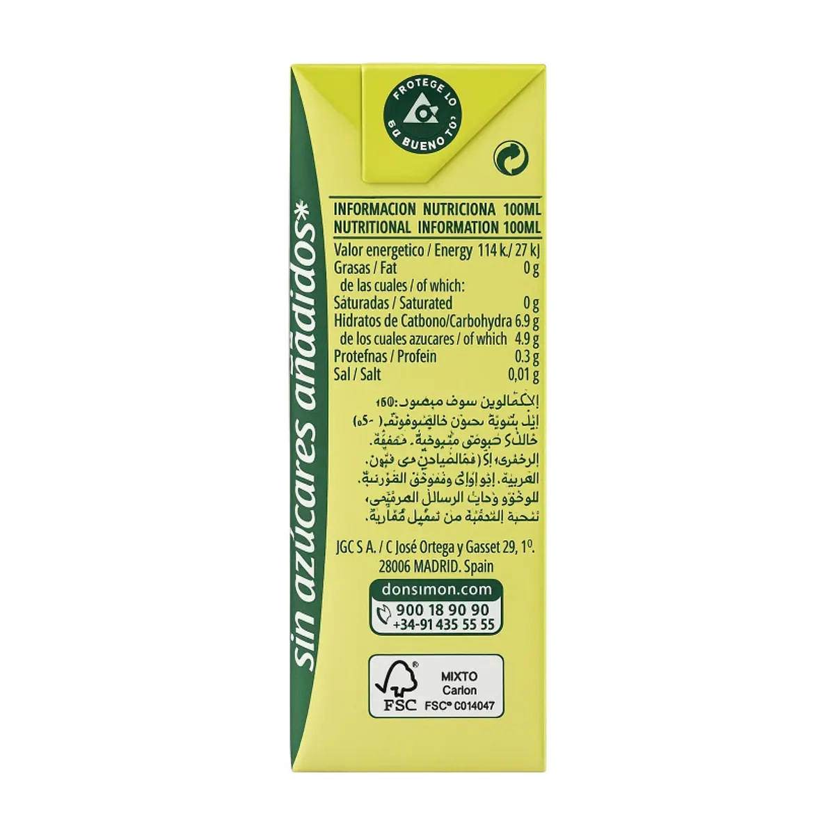 Jugo de piña Don Simon (6 x 200 ml) - Thumbnail 3